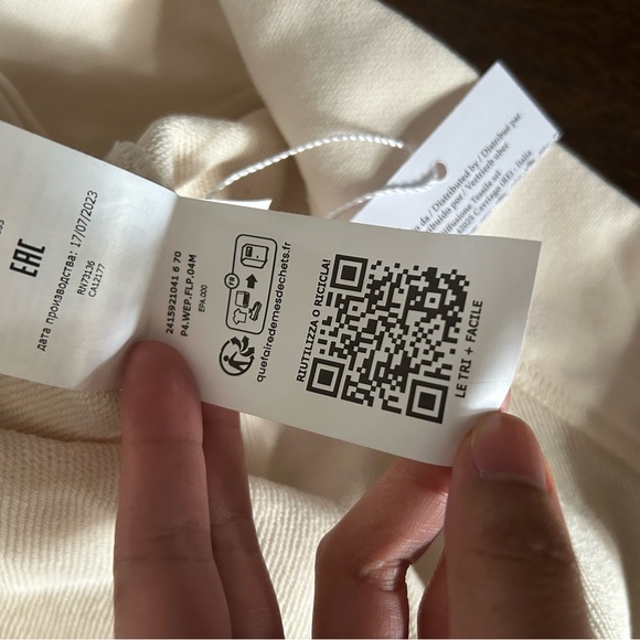 Weekend Max Mara Cotton Graphic Sweatshirt size XS - Picture 4 of 4